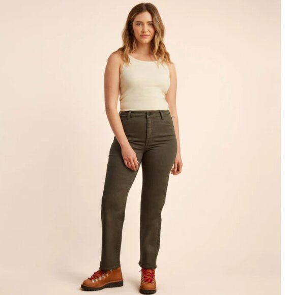 NWT Roark HWY 395 Denim Jeans, Color Military, Women's size 26 - Picture 13 of 16